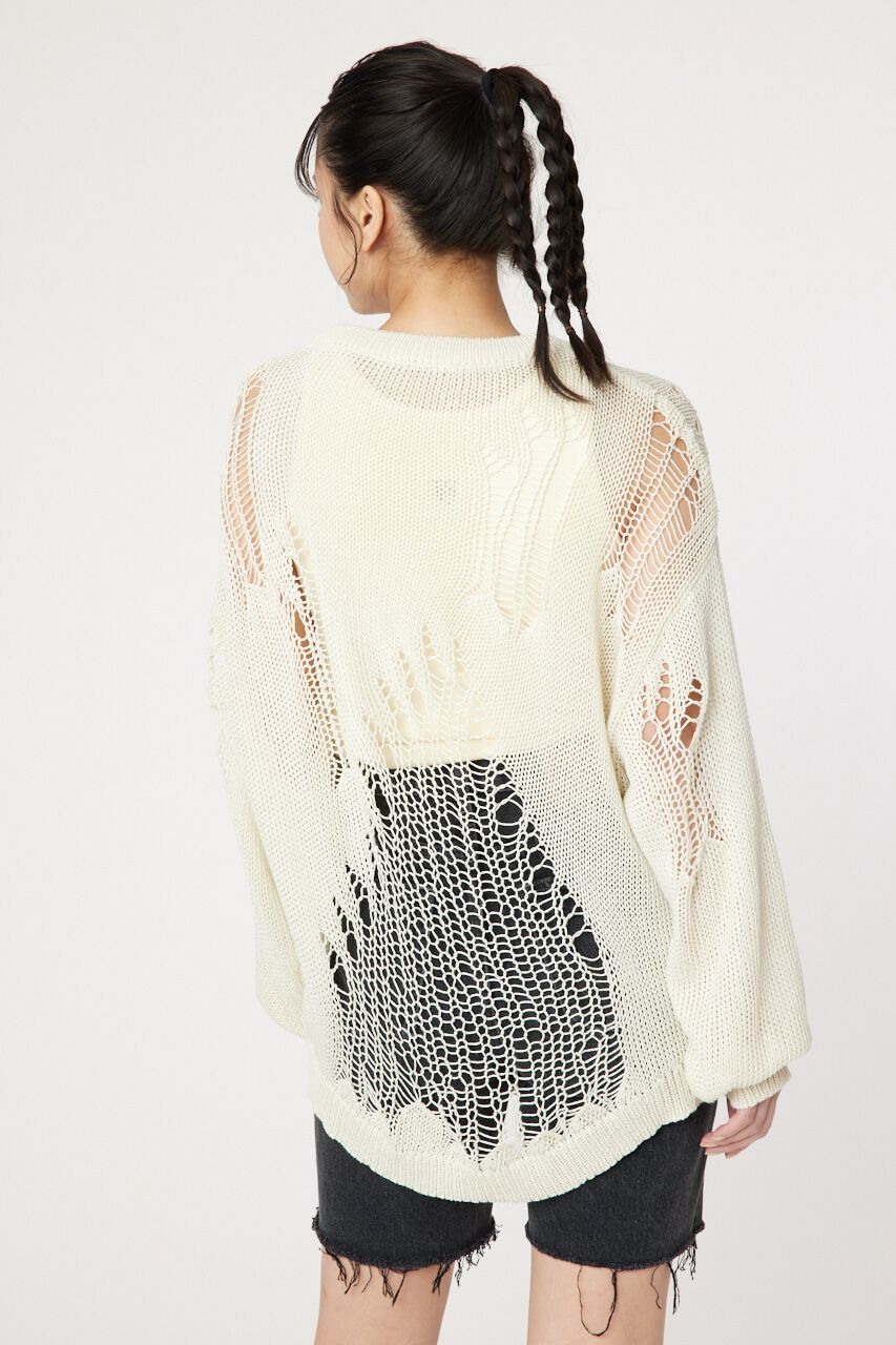 RODEO CROWNS「ダメージニットトップス」|ニット・セーター|