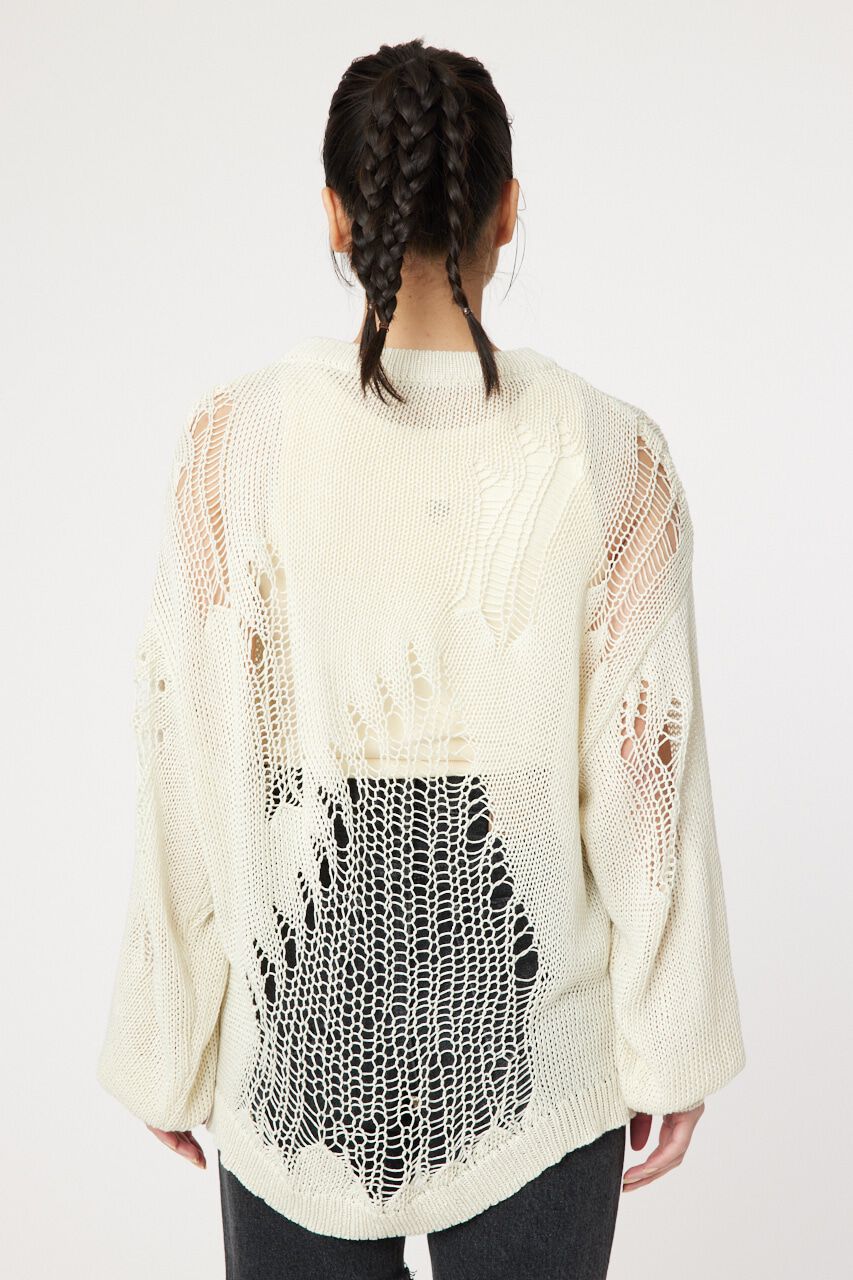 RODEO CROWNS「ダメージニットトップス」|ニット・セーター|