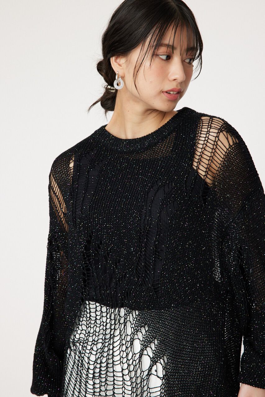 RODEO CROWNS「ダメージニットトップス」|ニット・セーター|