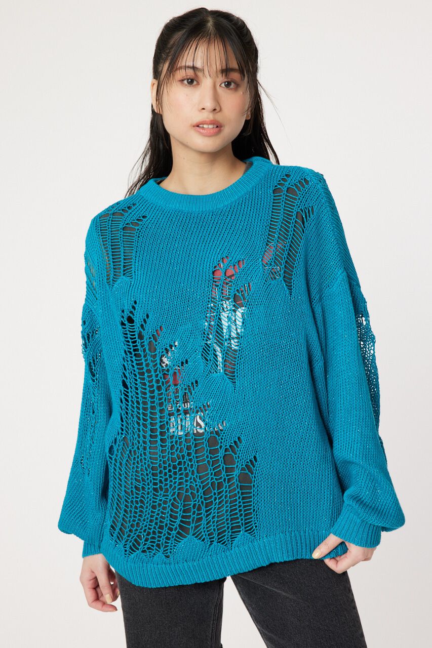 RODEO CROWNS「ダメージニットトップス」|ニット・セーター|TQ