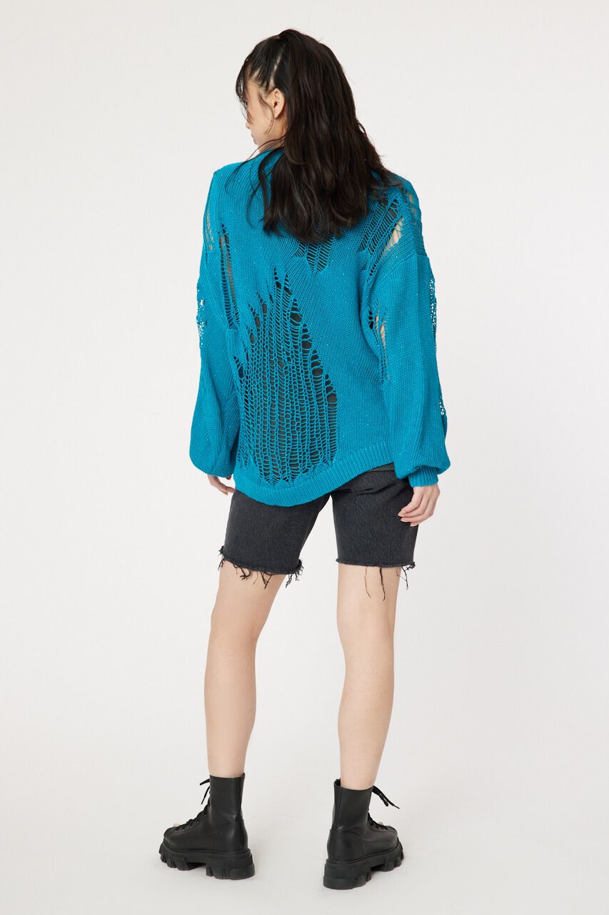 RODEO CROWNS「ダメージニットトップス」|ニット・セーター|