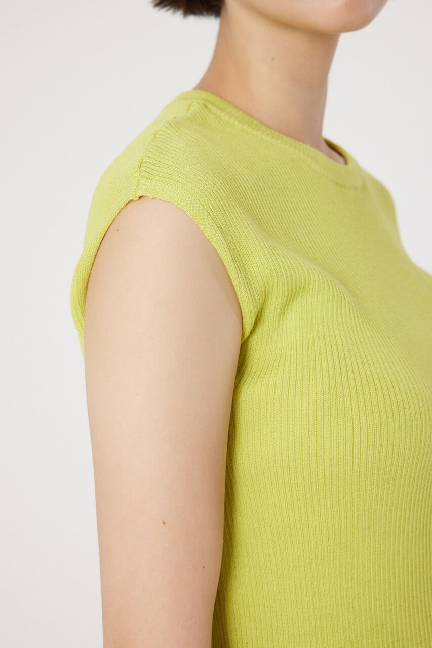 RODEO CROWNS「BASIC ノースリーブ ニット トップス」|タンクトップ|