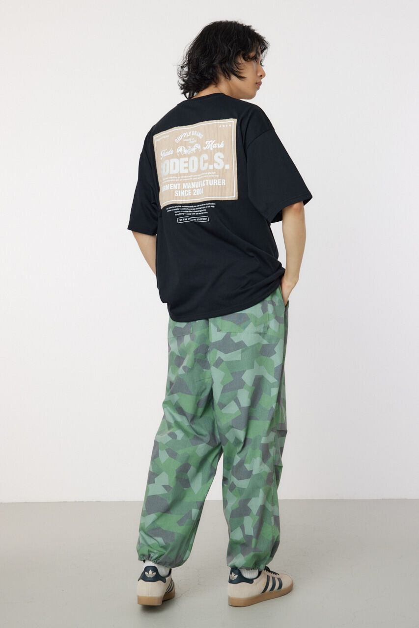 RODEO CROWNS「コーデュロイレーベルTシャツ」|Tシャツ・カットソー|