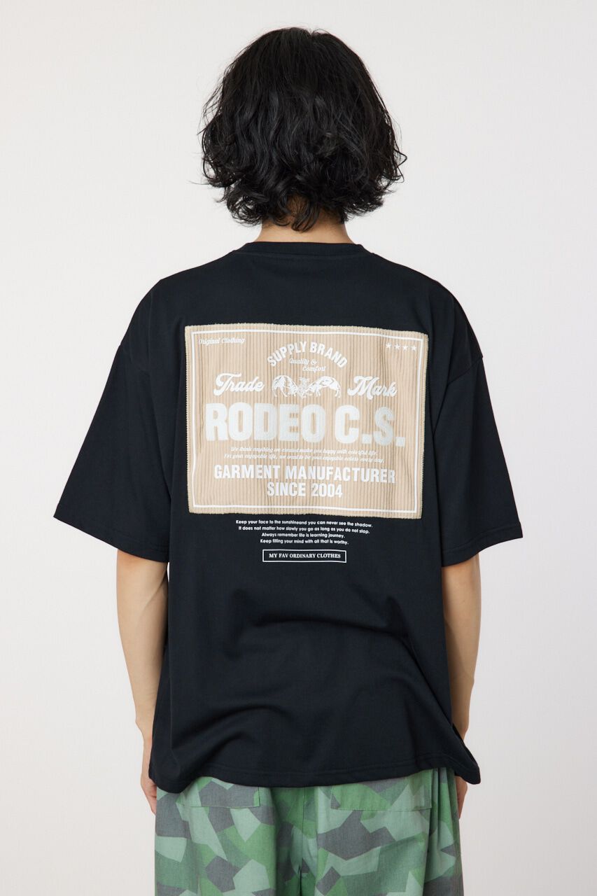 RODEO CROWNS「コーデュロイレーベルTシャツ」|Tシャツ・カットソー|