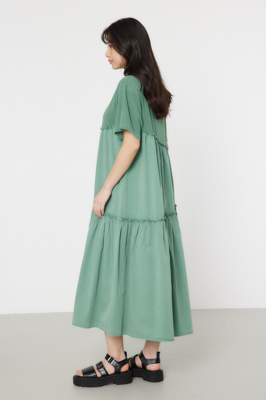 RODEO CROWNS「ピグメントギャザードッキングワンピース」|ワンピース|