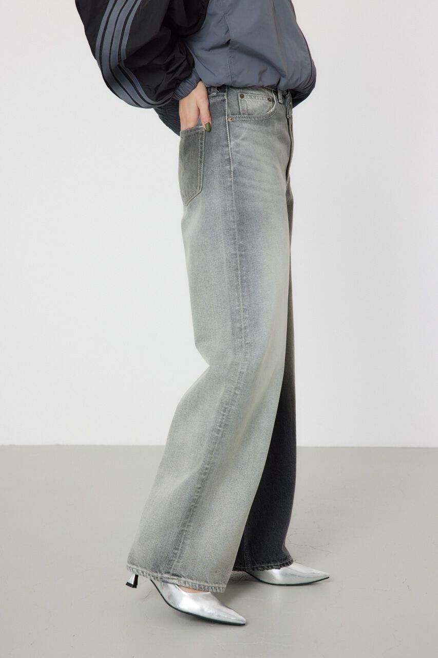 RODEO CROWNS「アシンメトリーDENIM PT」|デニム|