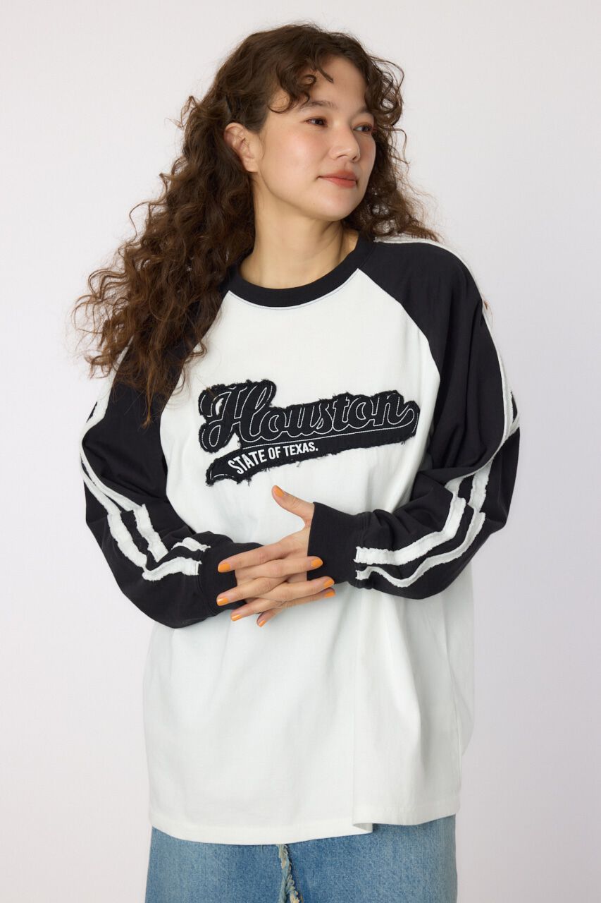 RODEO CROWNS「ラインHOUSTON ロングスリーブTシャツ」|Tシャツ・カットソー|