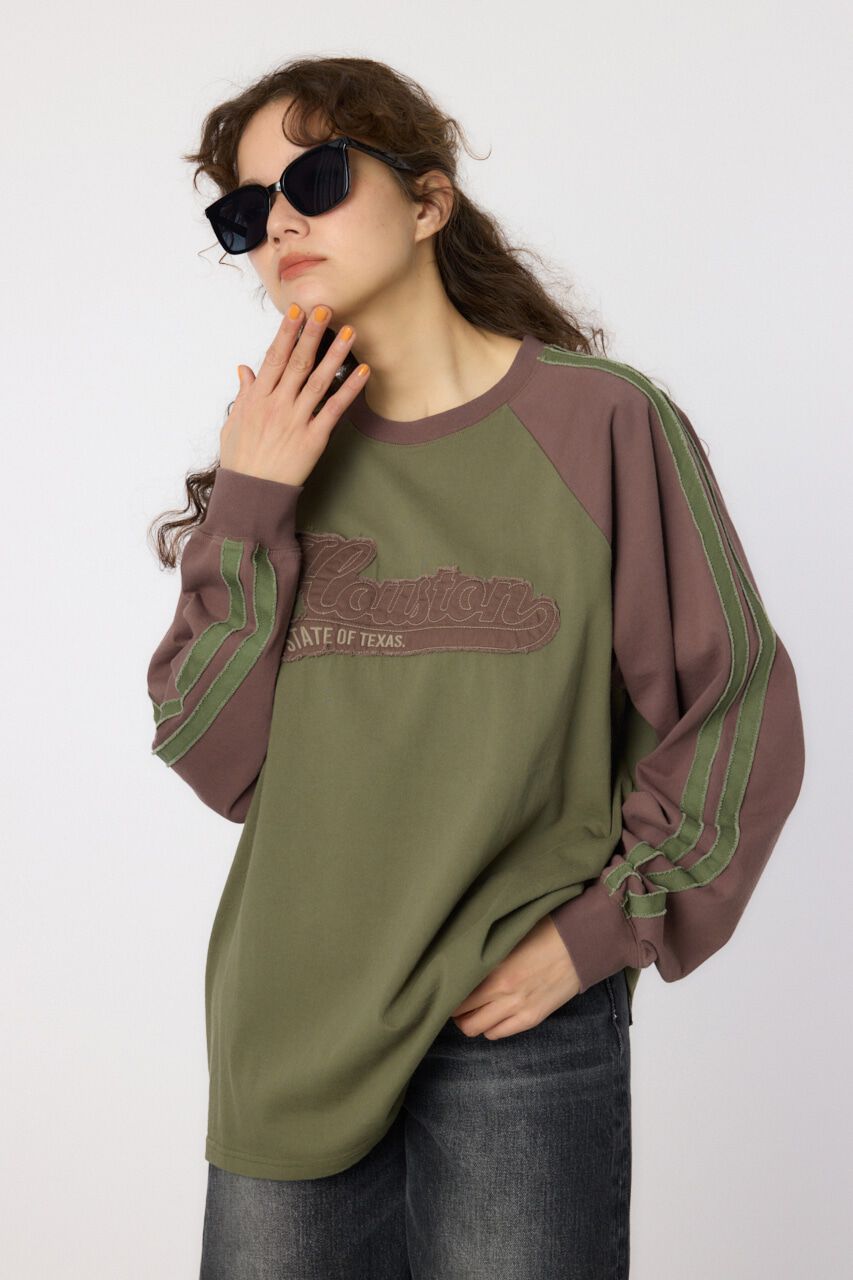 RODEO CROWNS「ラインHOUSTON ロングスリーブTシャツ」|Tシャツ・カットソー|柄KHA5