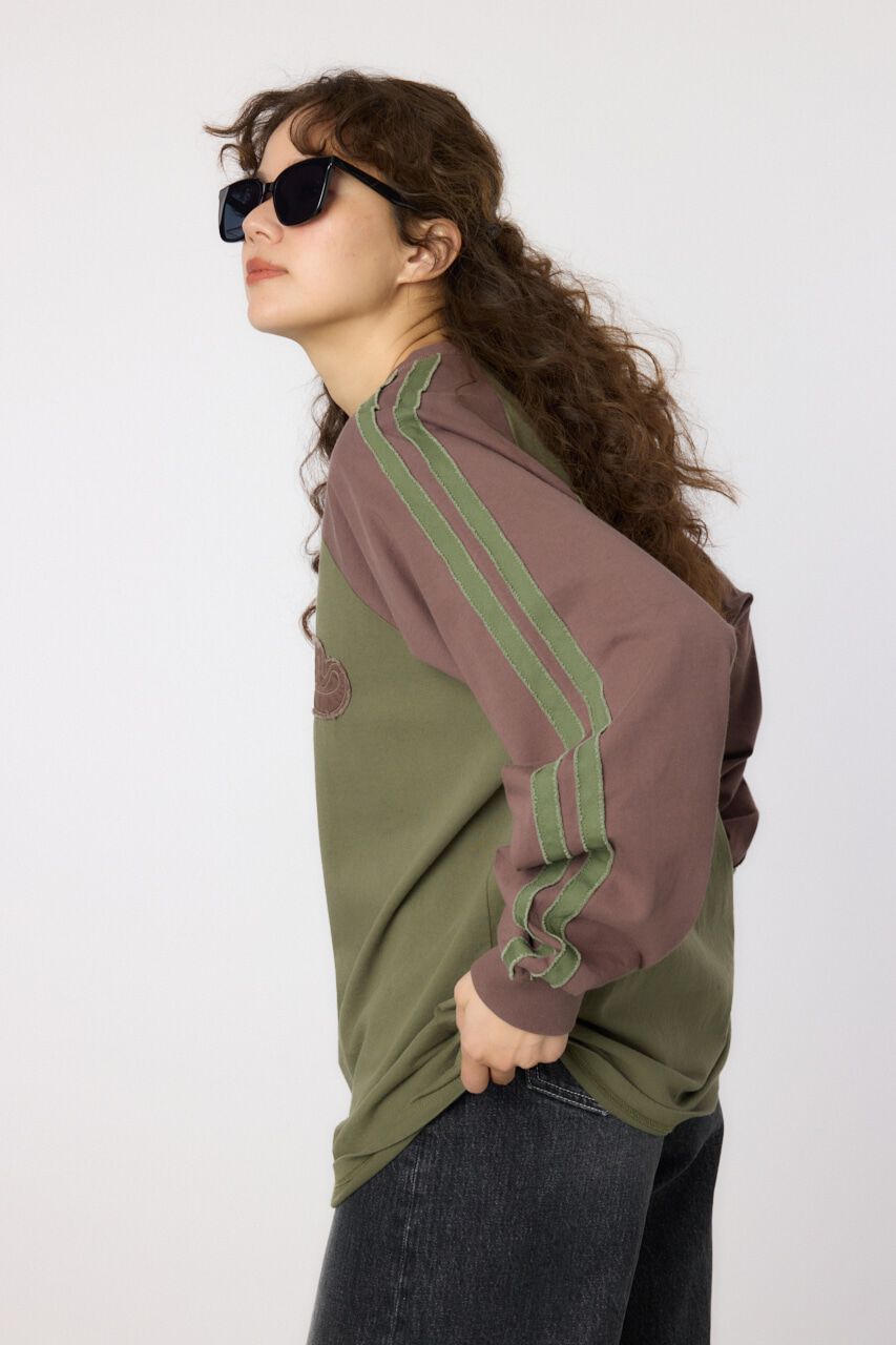 RODEO CROWNS「ラインHOUSTON ロングスリーブTシャツ」|Tシャツ・カットソー|