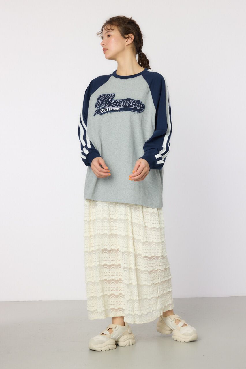 RODEO CROWNS「ラインHOUSTON ロングスリーブTシャツ」|Tシャツ・カットソー|