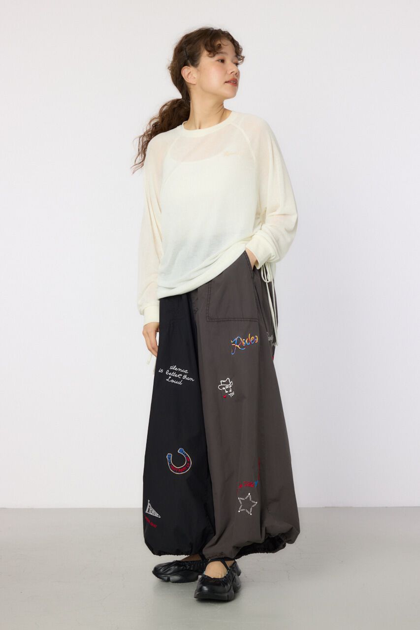 RODEO CROWNS「サイドシャーリングルーズトップス」|Tシャツ・カットソー|