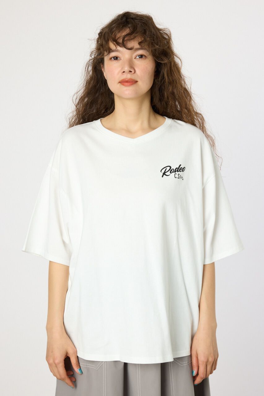 RODEO CROWNS「RCS VネックTシャツ」|Tシャツ・カットソー|