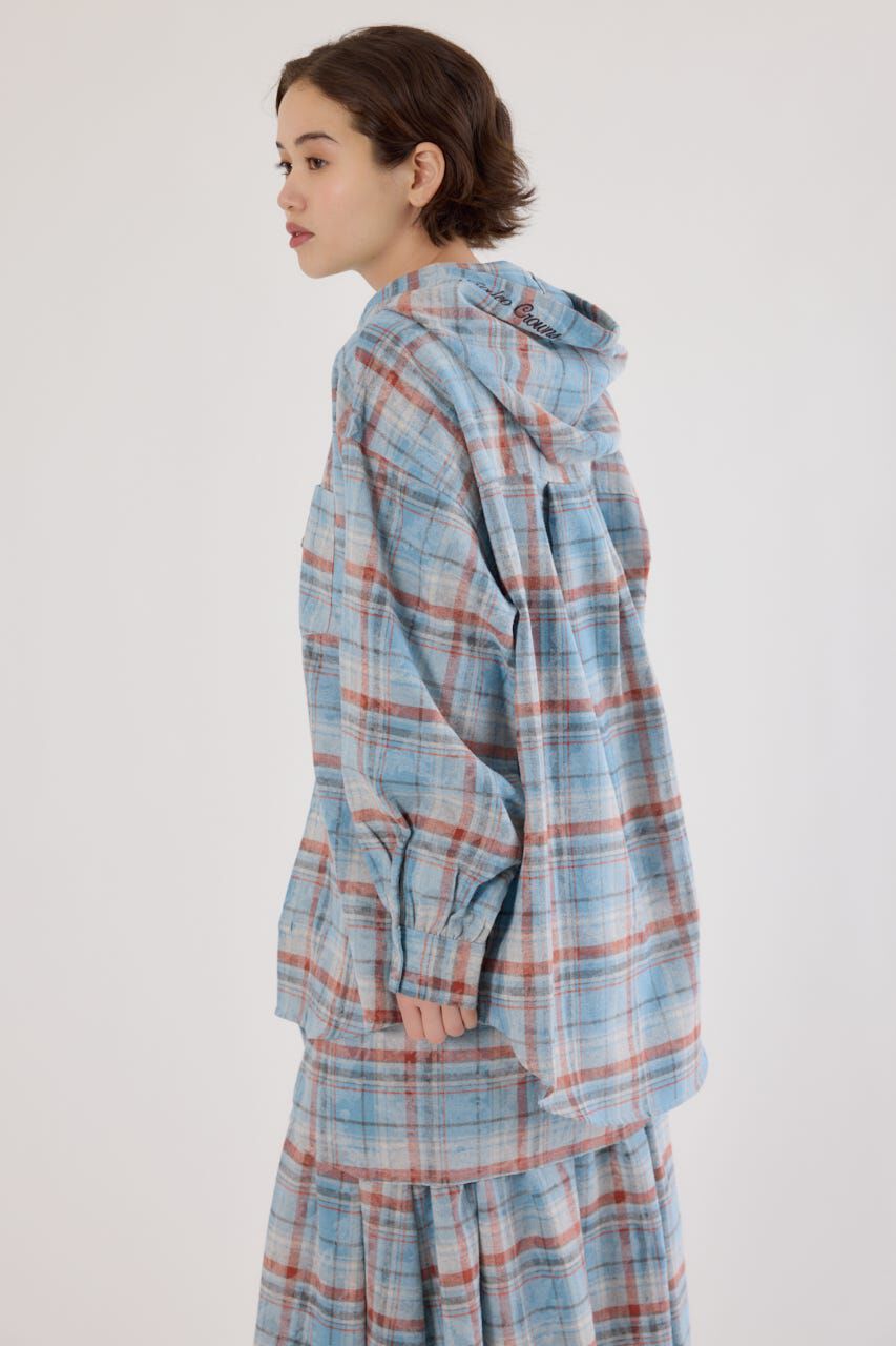 RODEO CROWNS「ヴィンテージチェックフードシャツ」|シャツ・ブラウス|