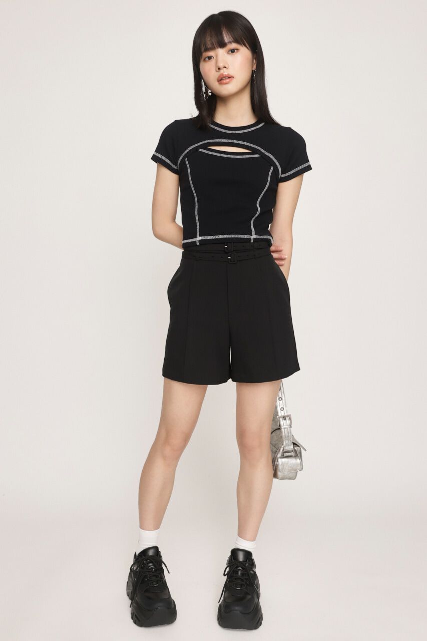 SLY「BI COLOR STITCH トップス」|Tシャツ・カットソー|