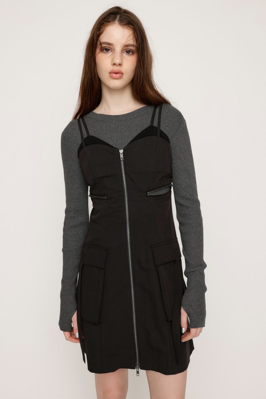 SLY「LAYERD MANNISH ワンピース」|ワンピース|