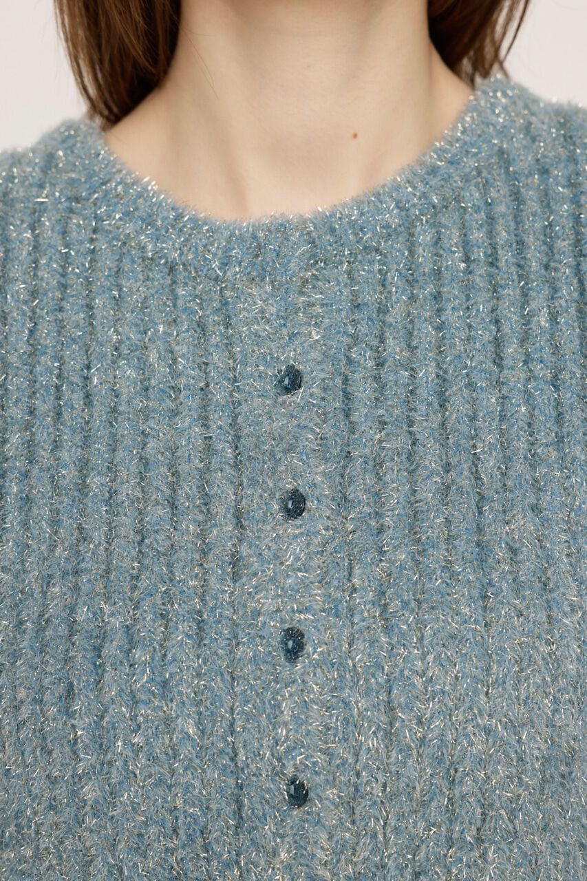 SLY「GLITTER KNIT 2WAY カーディガン」|カーディガン|
