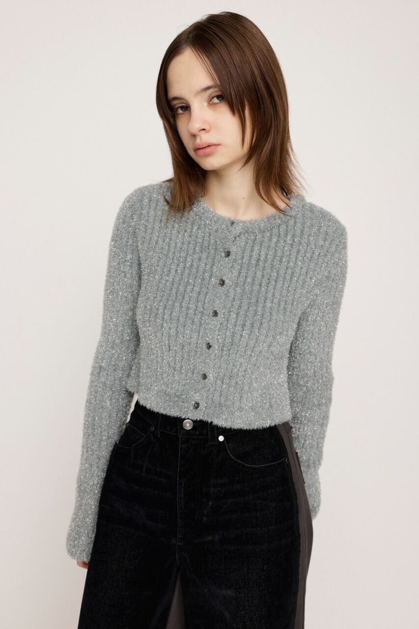 SLY「GLITTER KNIT 2WAY カーディガン」|カーディガン|SLV