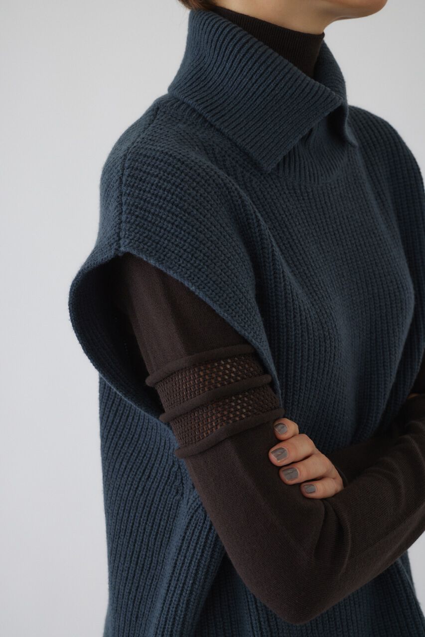 RIM.ARK 「High collar knit vest」|ニット・セーター|