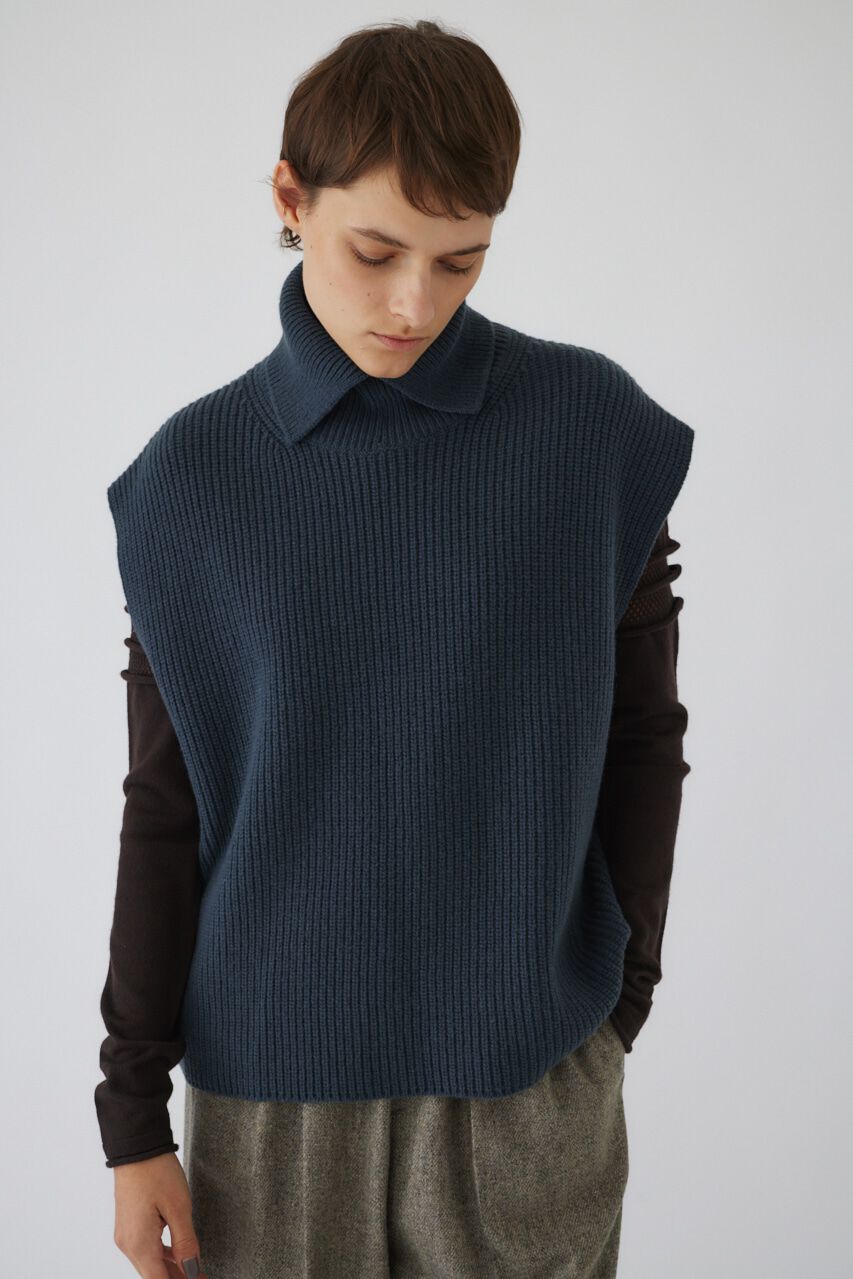 RIM.ARK 「High collar knit vest」|ニット・セーター|