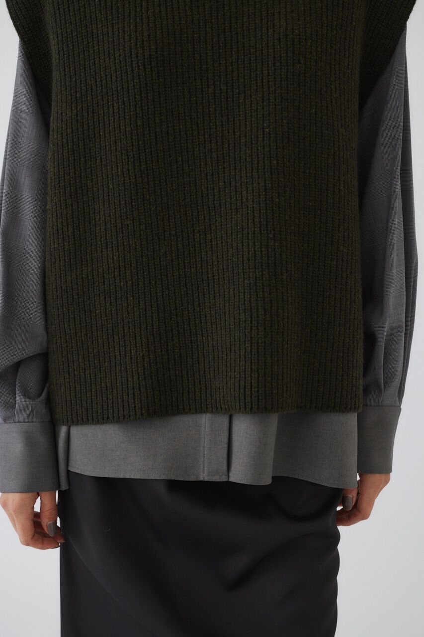 RIM.ARK 「High collar knit vest」|ニット・セーター|