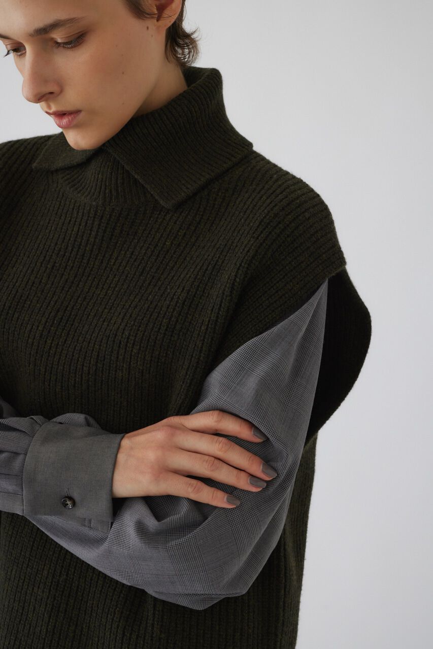 RIM.ARK 「High collar knit vest」|ニット・セーター|