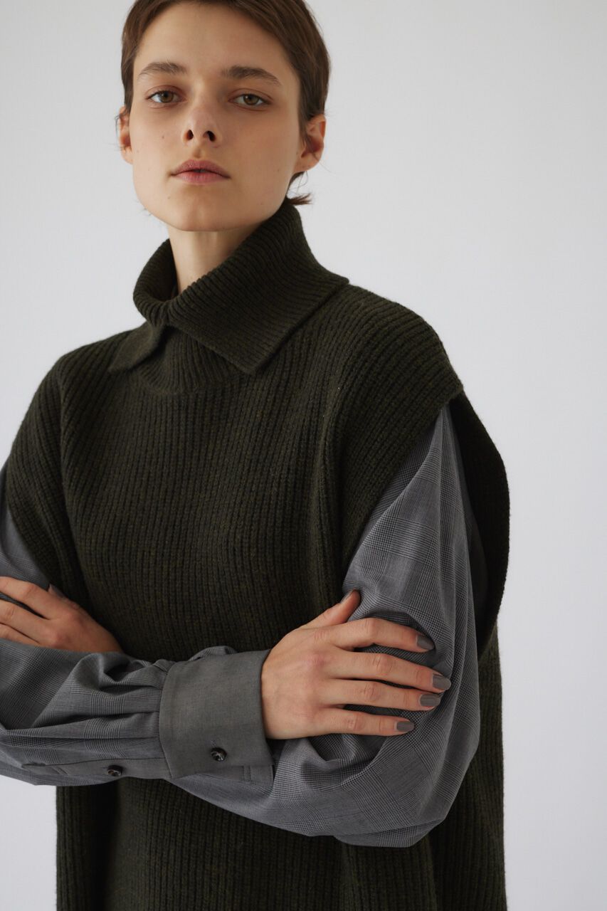 RIM.ARK 「High collar knit vest」|ニット・セーター|