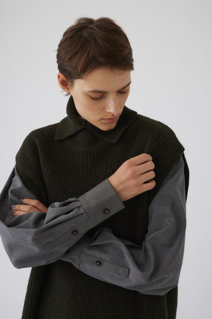 RIM.ARK 「High collar knit vest」|ニット・セーター|