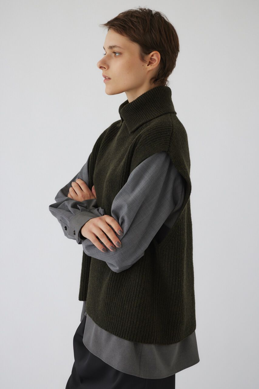 RIM.ARK 「High collar knit vest」|ニット・セーター|