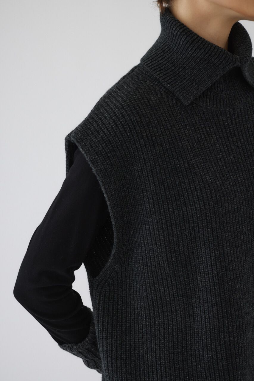 RIM.ARK 「High collar knit vest」|ニット・セーター|