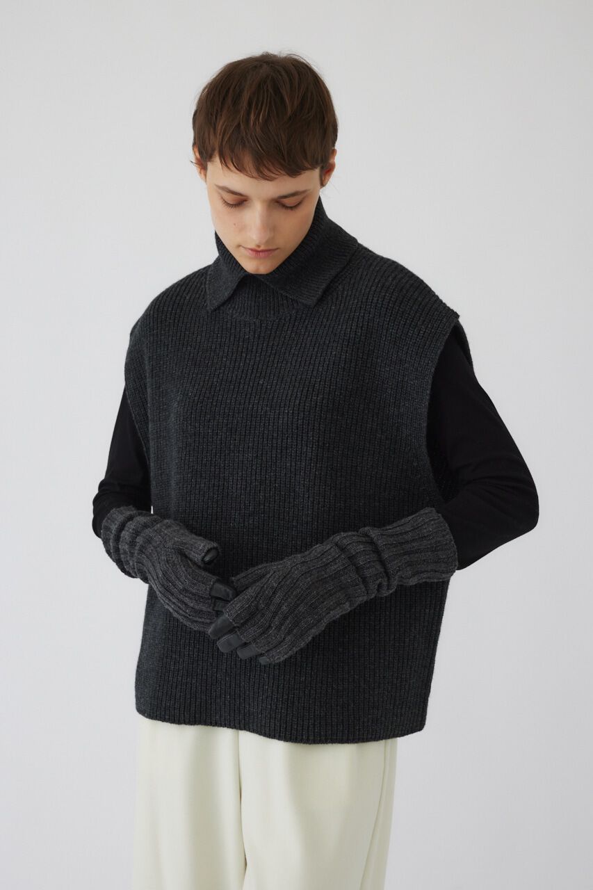 RIM.ARK 「High collar knit vest」|ニット・セーター|