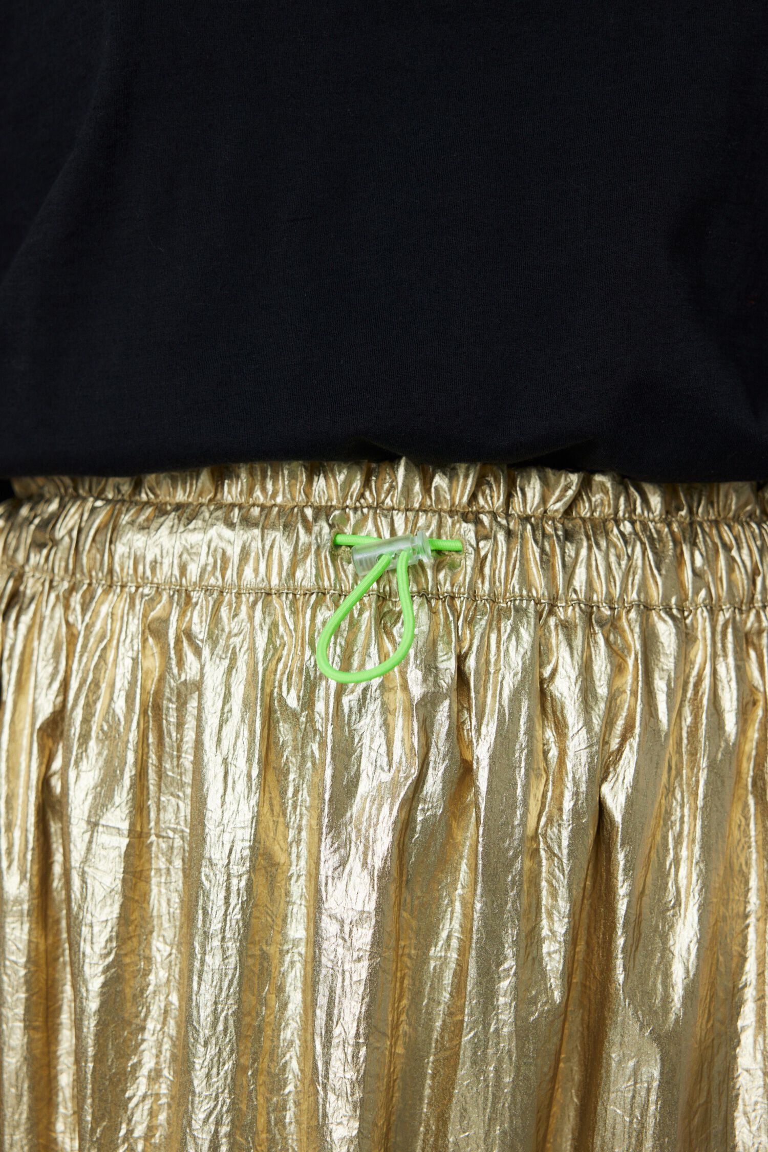 HeRIN.CYE「Metallic long skirt」|スカート|