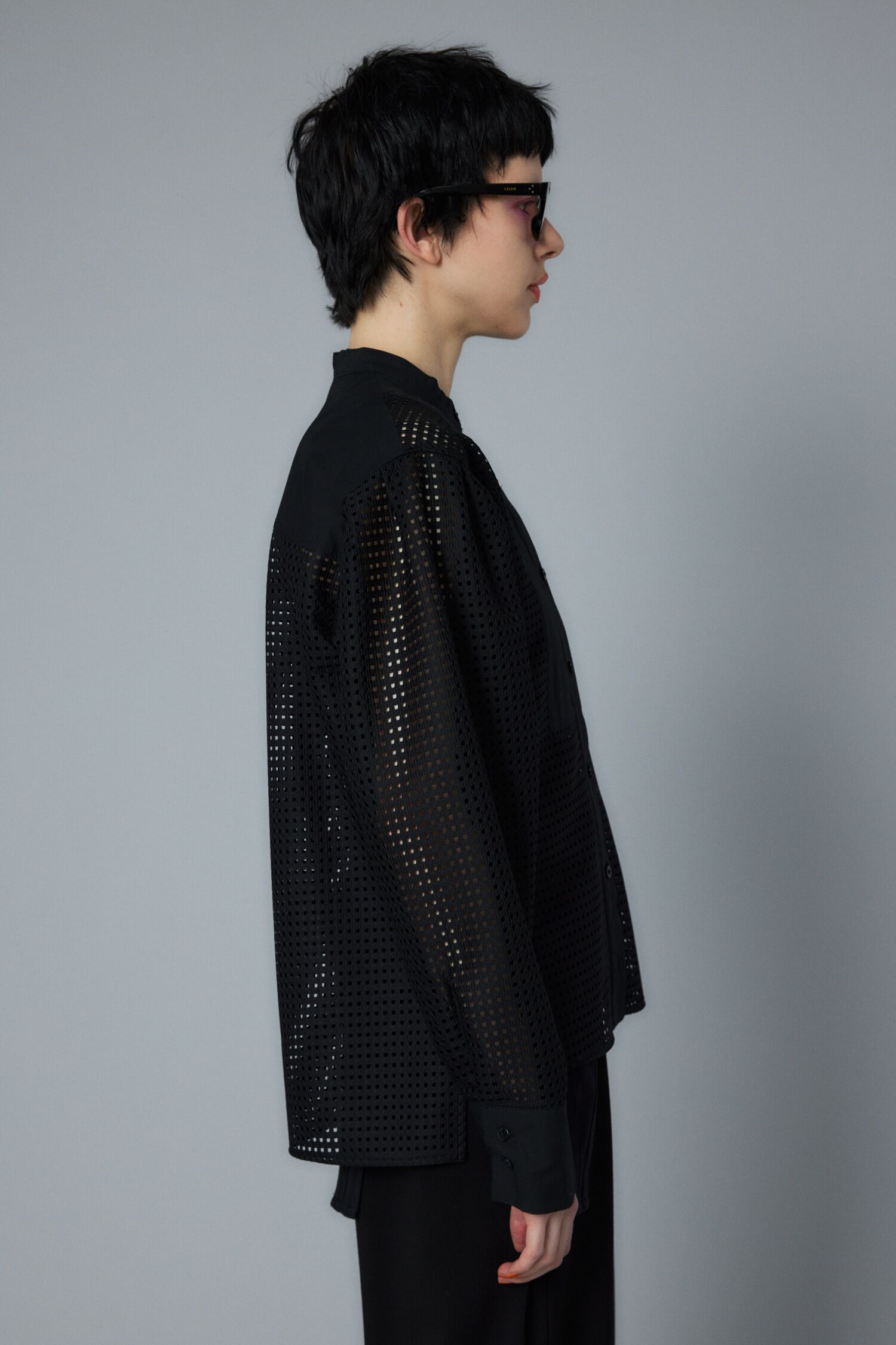 HeRIN.CYE「Mesh shirt」|シャツ・ブラウス|