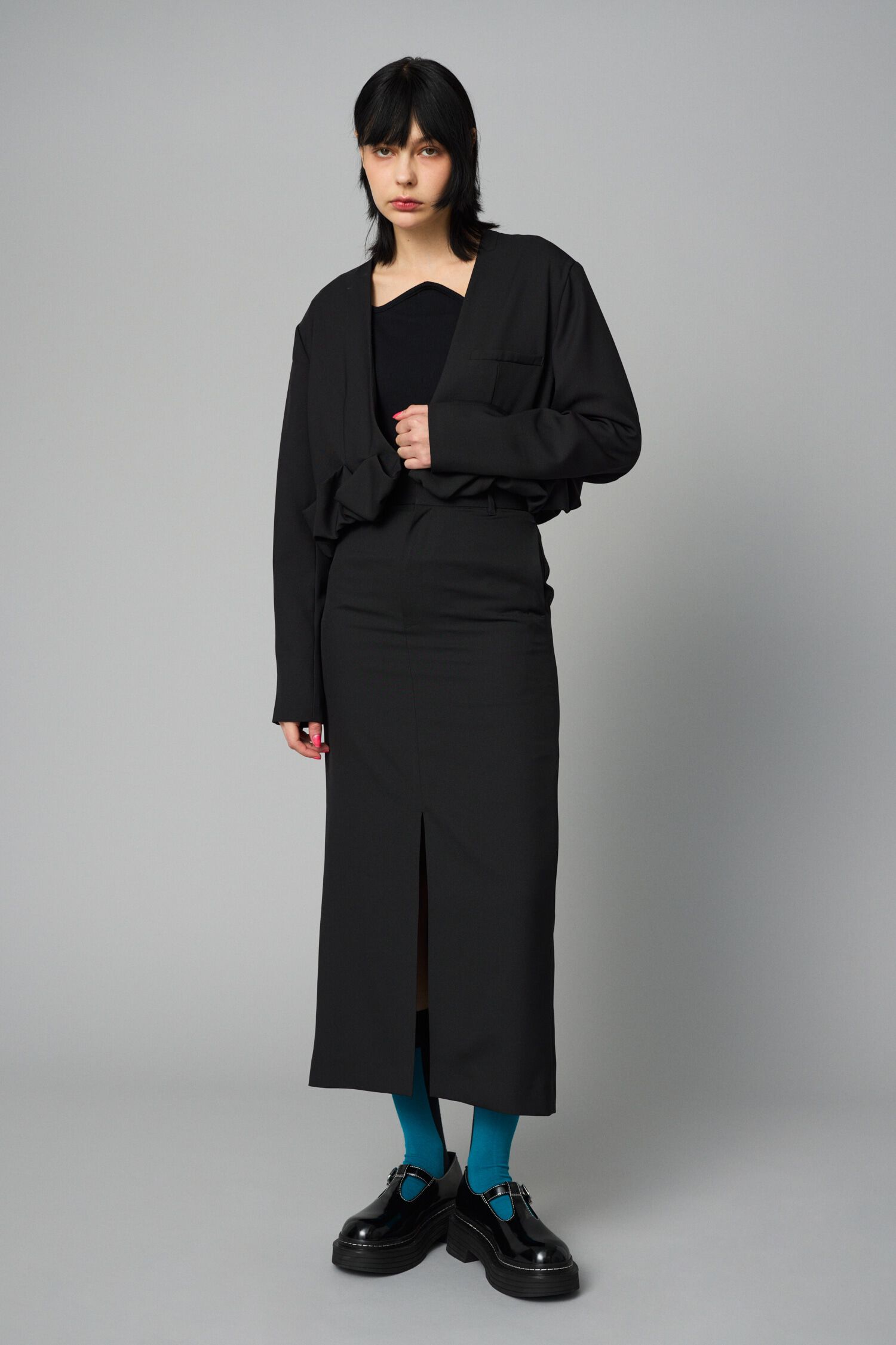 HeRIN.CYE「Tight skirt」|スカート|BLK