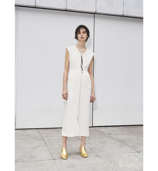 ELENDEEK「CENTER ZIP I-LINE OP」|ワンピース|