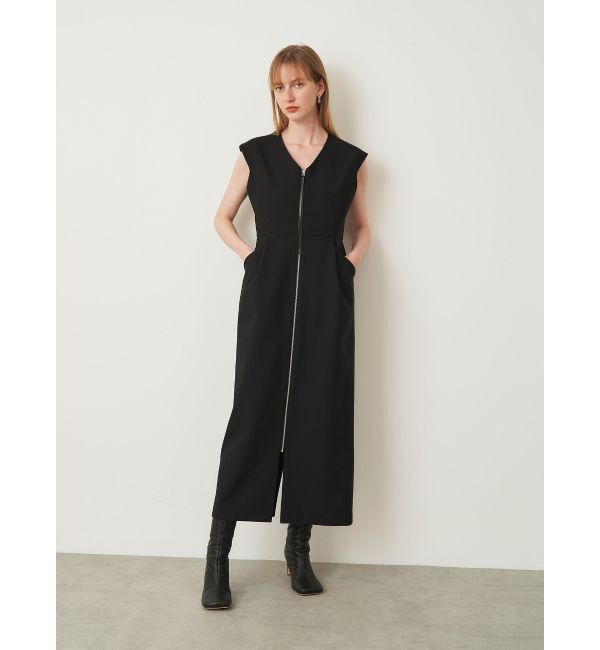 ELENDEEK「CENTER ZIP I-LINE OP」|ワンピース|