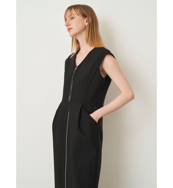 ELENDEEK「CENTER ZIP I-LINE OP」|ワンピース|
