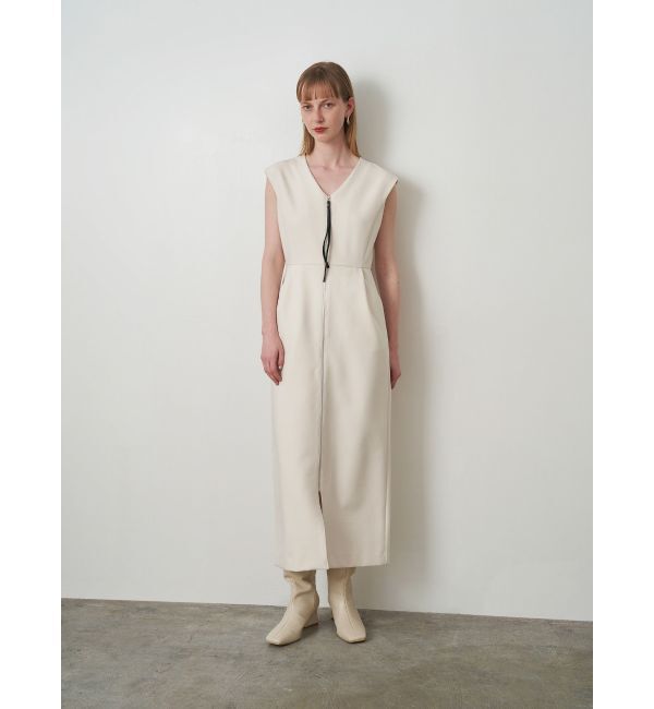 ELENDEEK「CENTER ZIP I-LINE OP」|ワンピース|