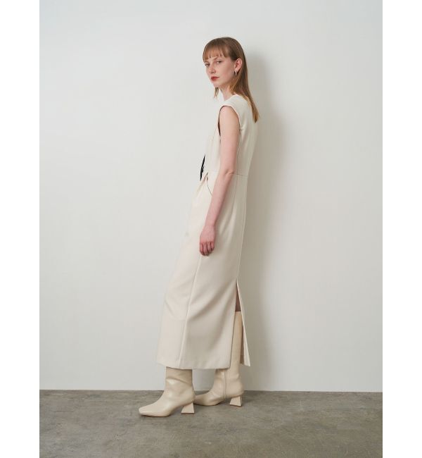 ELENDEEK「CENTER ZIP I-LINE OP」|ワンピース|