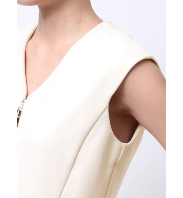 ELENDEEK「CENTER ZIP I-LINE OP」|ワンピース|