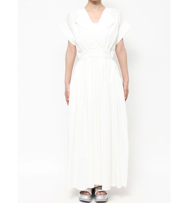 ELENDEEK「OPEN COLLAR SHIRT OP」|ワンピース|