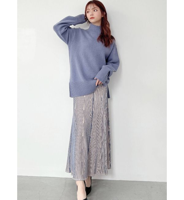 RESEXXY「ニットファブリックフレアスカート【セットアップ着用可能】」|スカート|