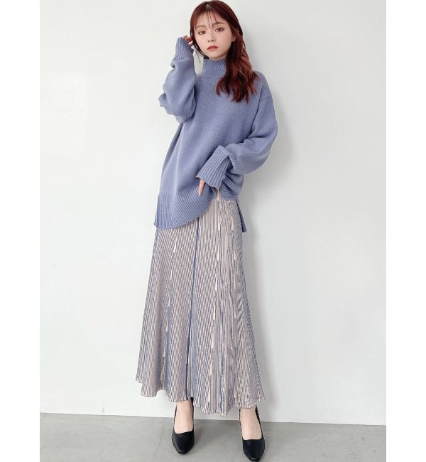 RESEXXY「ニットファブリックフレアスカート【セットアップ着用可能】」|スカート|