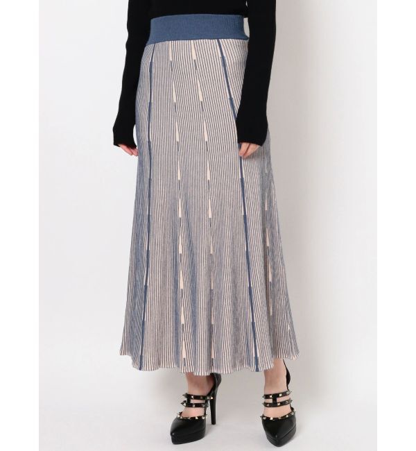 RESEXXY「ニットファブリックフレアスカート【セットアップ着用可能】」|スカート|