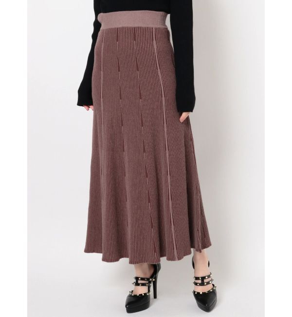 RESEXXY「ニットファブリックフレアスカート【セットアップ着用可能】」|スカート|