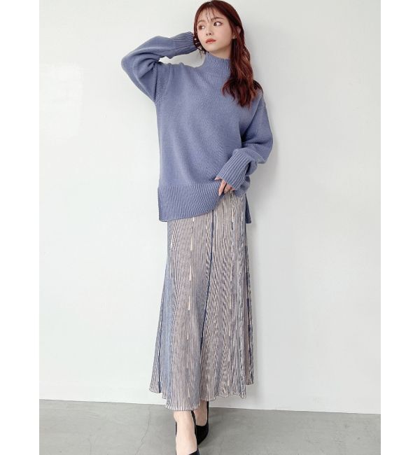 RESEXXY「ニットファブリックフレアスカート【セットアップ着用可能】」|スカート|