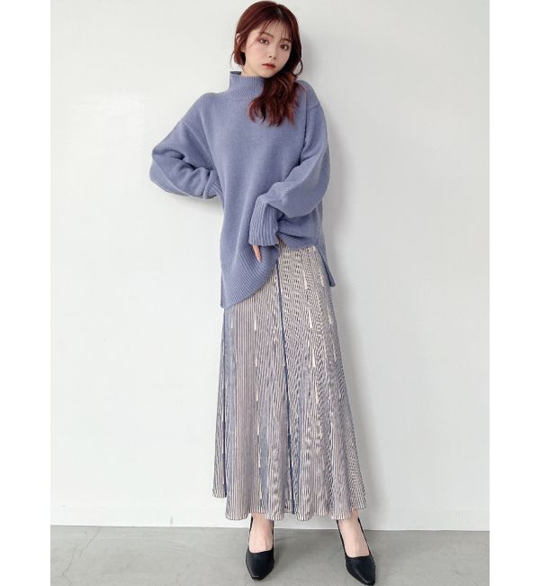 RESEXXY「ニットファブリックフレアスカート【セットアップ着用可能】」|スカート|