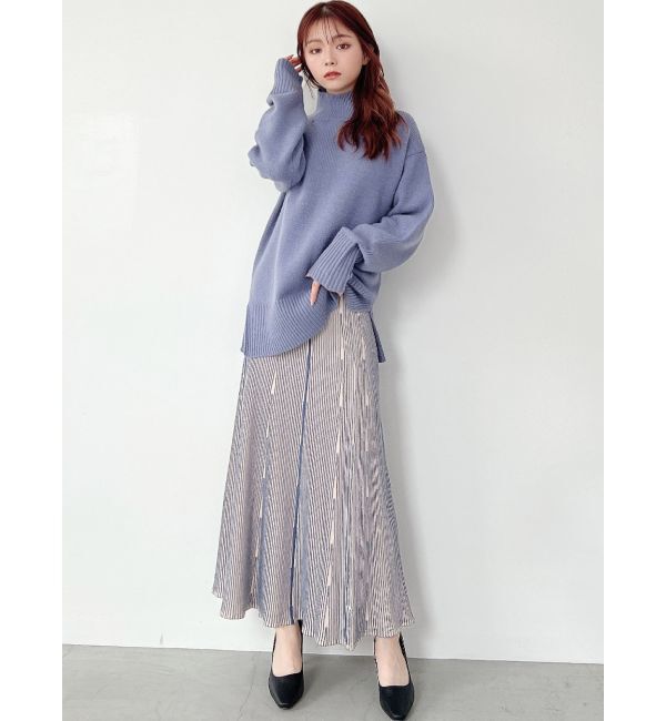 RESEXXY「ニットファブリックフレアスカート【セットアップ着用可能】」|スカート|