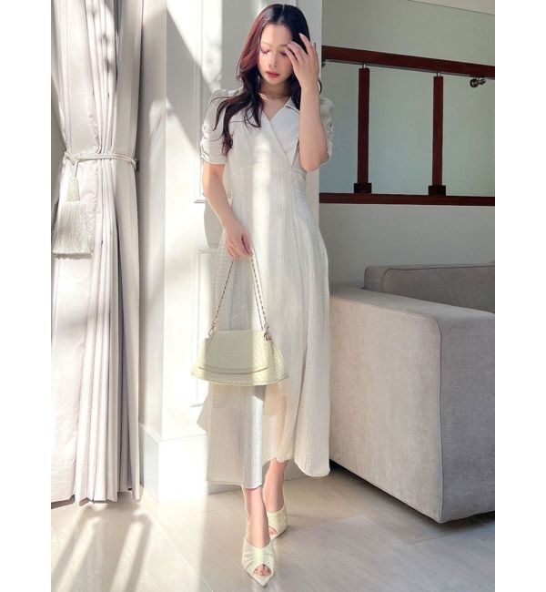 RESEXXY「ギャザーデザインシャイニーサンダル」|サンダル|