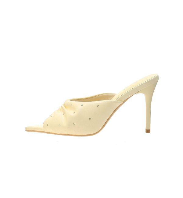 RESEXXY「ギャザーデザインシャイニーサンダル」|サンダル|