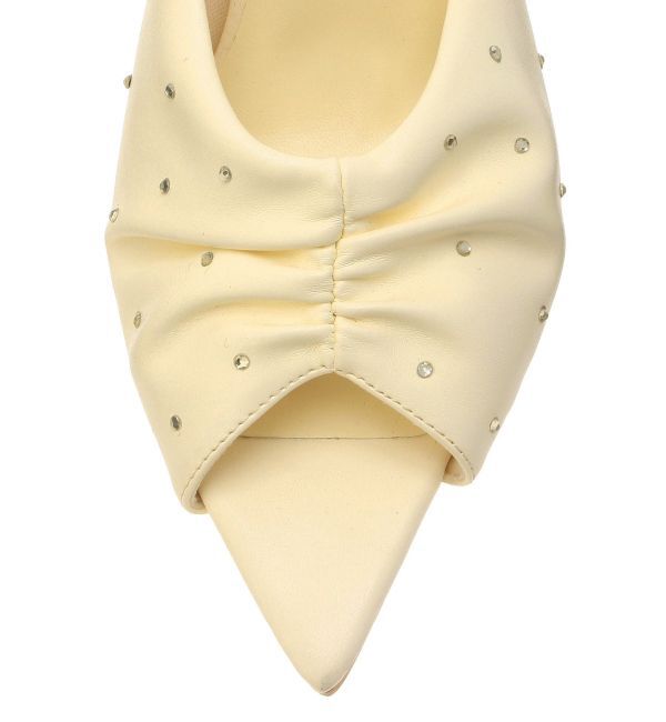 RESEXXY「ギャザーデザインシャイニーサンダル」|サンダル|